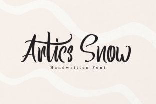Artics Snow: A Modern Script Font