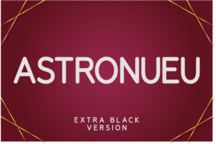 Astronueu Extra Black Font