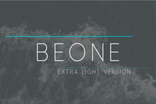 Beone Extra Light: A Modern Sans Serif