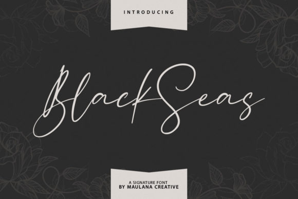Blackseas Font for Business Branding