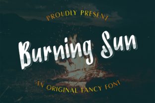 Burning Sun: A Font That Ignites Your Campaign