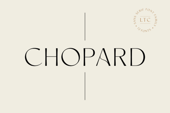 Chopard: A Modern Sans Serif Font That Elevates Campaign Visuals