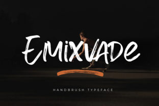 Emixvade: A Handbrushed Typeface