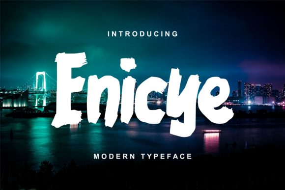Enicye: A Modern Handwritten Font