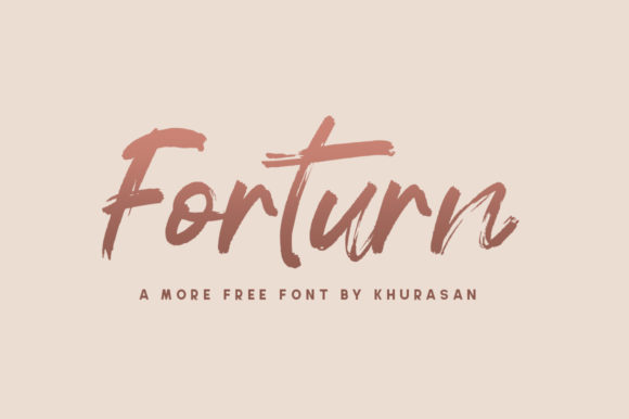 Forturn: A Modern Handwritten Font