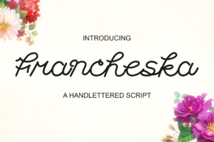Francheska Font: Elegant Script for Craft Projects