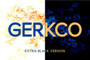 Gerkco Extra Black: A Modern Typeface for Elegant Design