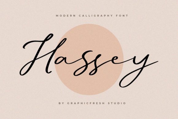 Hassey: A Script Font for Elegant Design