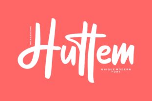 Huttem: A Bold Script for Web Design