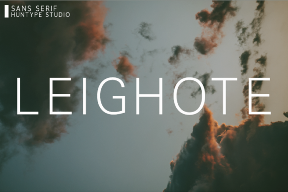 Leighote: A Modern Sans Serif for Editorial Design
