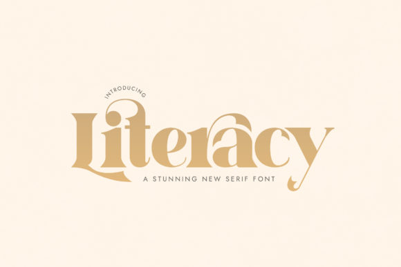 Literacy Serif Font: Clean, Confident Branding for Small Businesses