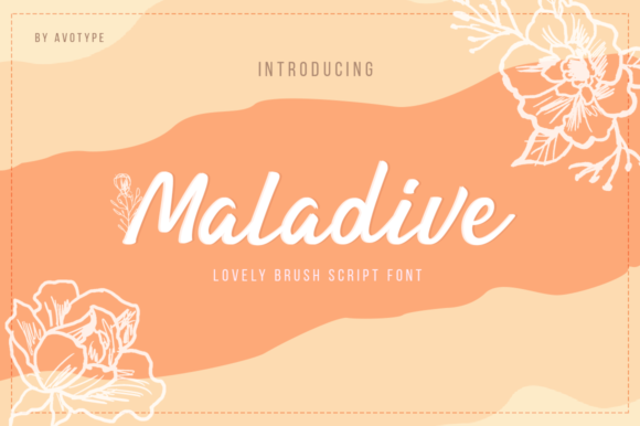 Maladive: A Modern Script Font for Web Design