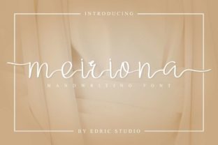 Meiriona: A Classy Script Font for Modern Design