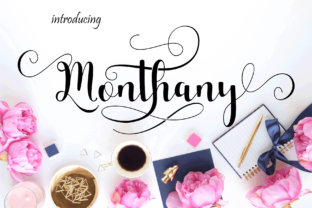 Monthany: A Friendly Script Font for Creative Projects