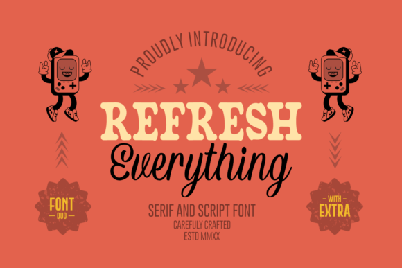 Refresh Everything: A Handwritten Font for Editorial Design