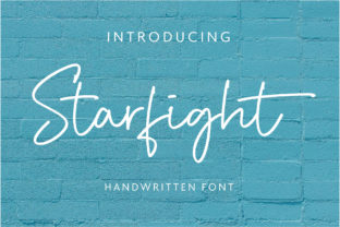 Starfight: A Script Font for Elegant Design
