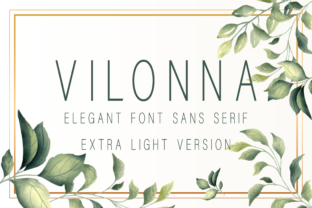Vilonna Extra Light Font