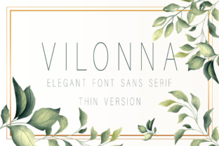 Vilonna Thin: A Modern Font for Elegant Design